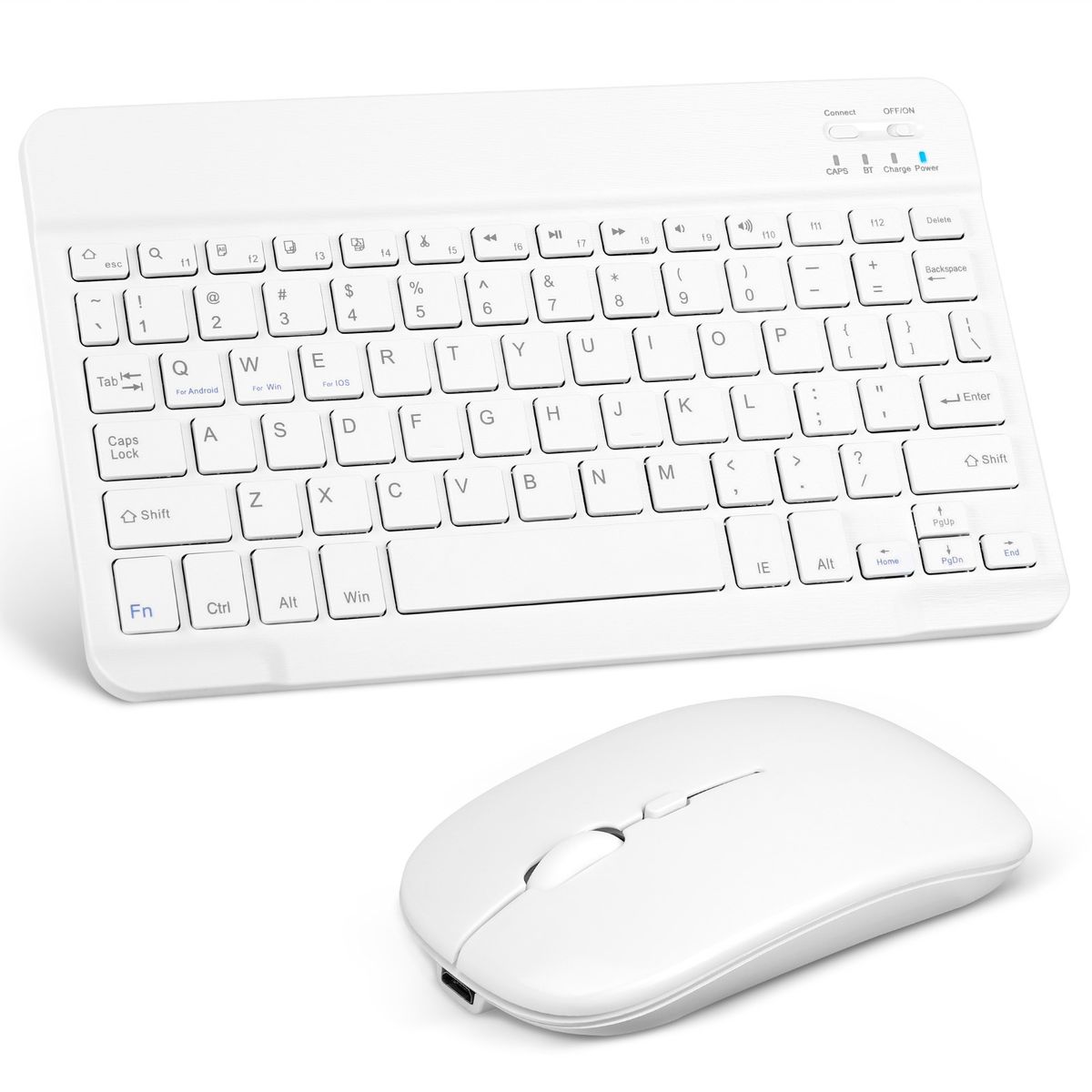 Universal Bluetooth Keyboard & Mouse Set- Windows, iOS & Android ...