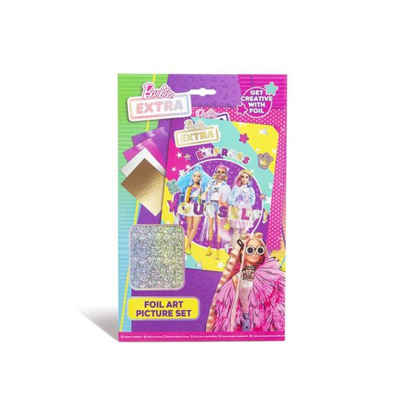 Barbie Extra Foil Art Picture Set