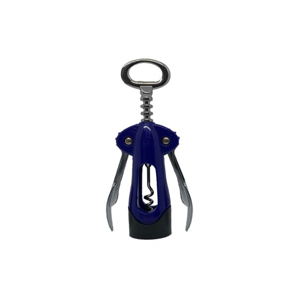 Bar Butler - Plastic Blue Wing Corkscrew With Black Base (Pack Of 6)