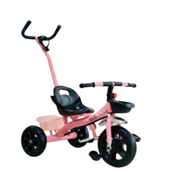 Pink, Baby Tricycle with Push Handle