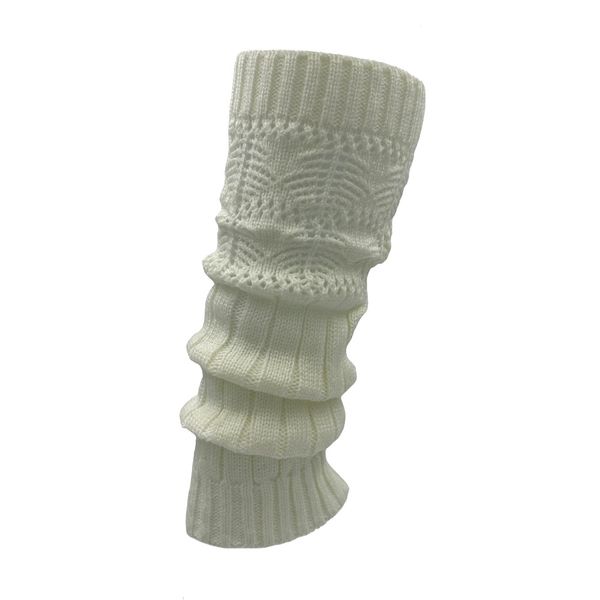 Knitted Leg Warmers with Pattern - Fashion - Sport Accessories
