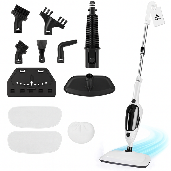 Topika Steam Mop, Steam Cleaner Electric Mop with 300ml Detachable Tank
