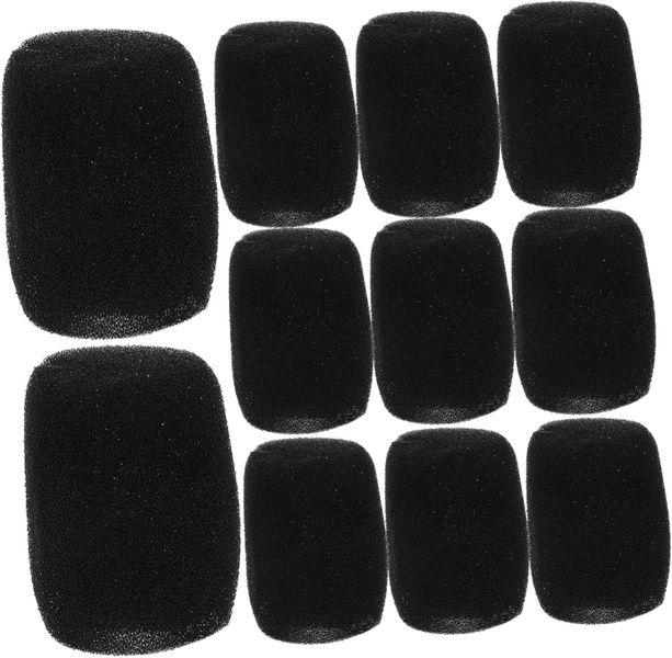 Sponge Windscreen Mic Covers, Handheld Stage Pop Filter Replacement Grill