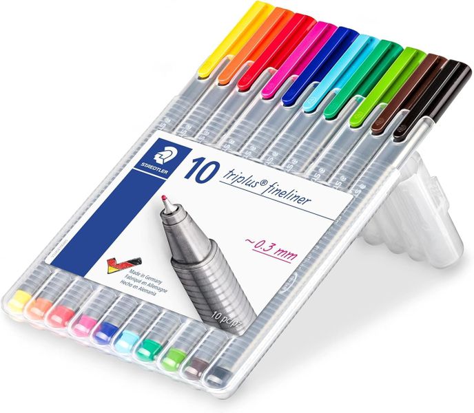 STAEDTLER Triplus Fineliner Pack 10