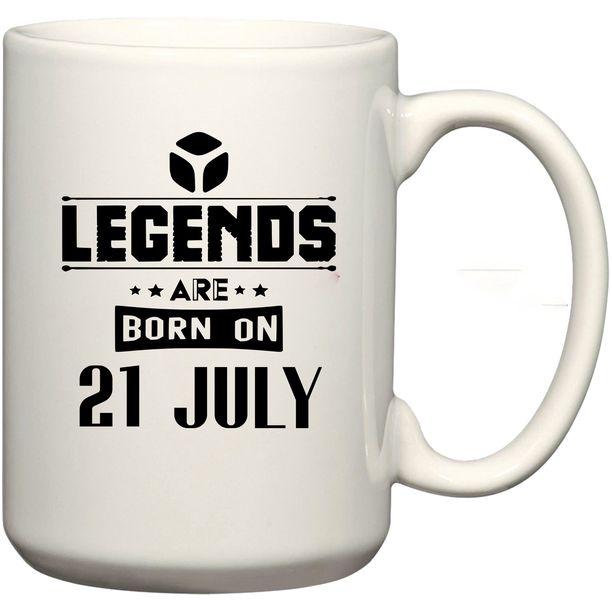 Legends Are Born on 21 July Birthday Coffee Mug