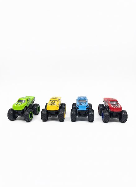Monster Car 4 Piece Set