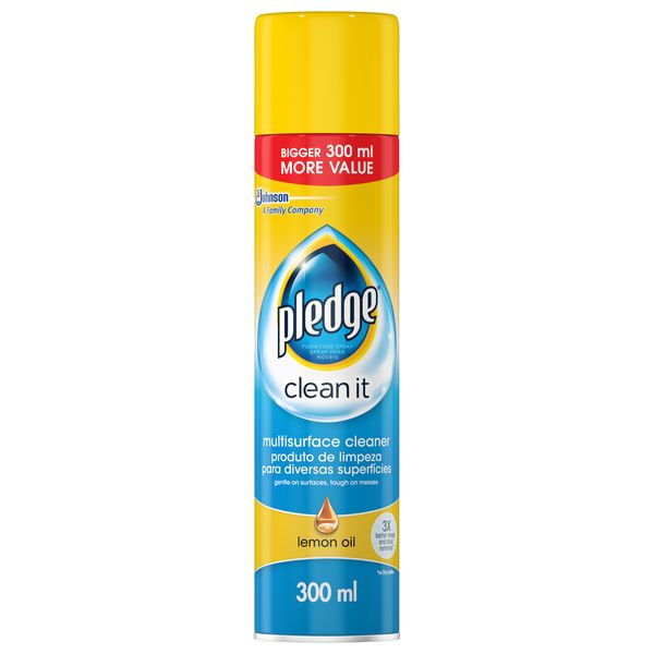 Pledge Multi-Surface Cleaner Lemon Oil 300ml