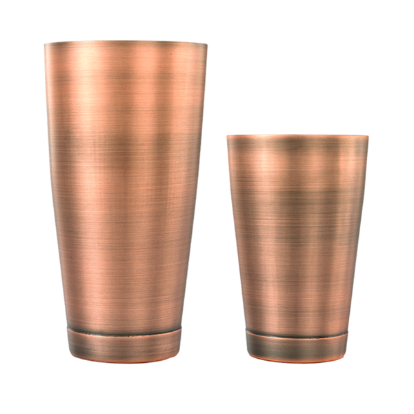 Cocktail Shaker - Boston Shaker Tins - Antique Copper