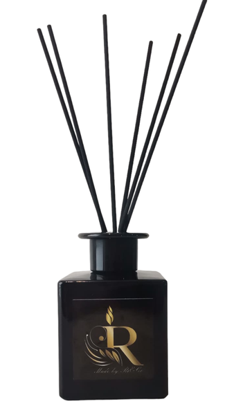 Luxury Black Square Lemongrass diffuser