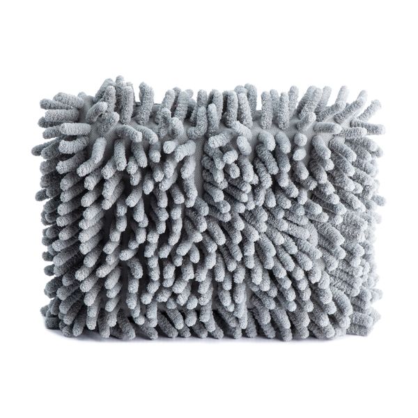 Car Cleaner - Chenille Glove - Microfibre - Grey