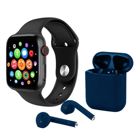 Smart Watch FocusFit Pro-T500 with i12 TWS Wireless Bluetooth Ear Pods New, Shop Today. Get it Tomorrow!