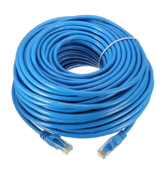 Cat- 6E 30m High Speed 1000Mbps Ethernet Cable- Blue