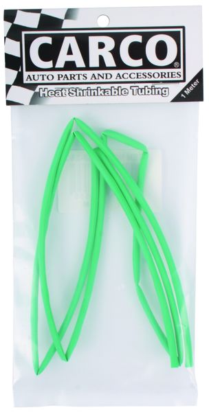 Carco Heat Shrink Tubing - 2.5mm x 1 Meter - Green