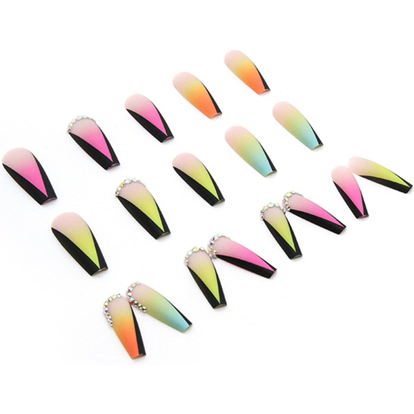 24 Set Raindow Press Nail Piece