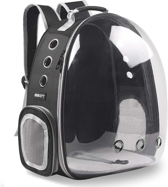 Cat Breathable Portable Pet Carrier/Outdoor Travel Backpack - Black