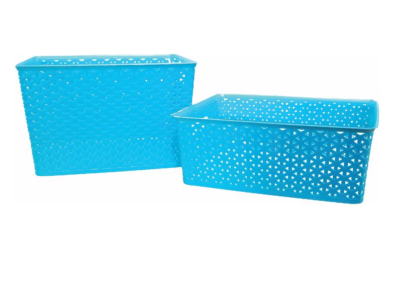 Rattan Storage Basket (2 Piece )