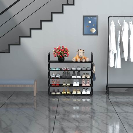 Shoe Rack For Entryway Tier Shoe Storage Cabinet With Doors