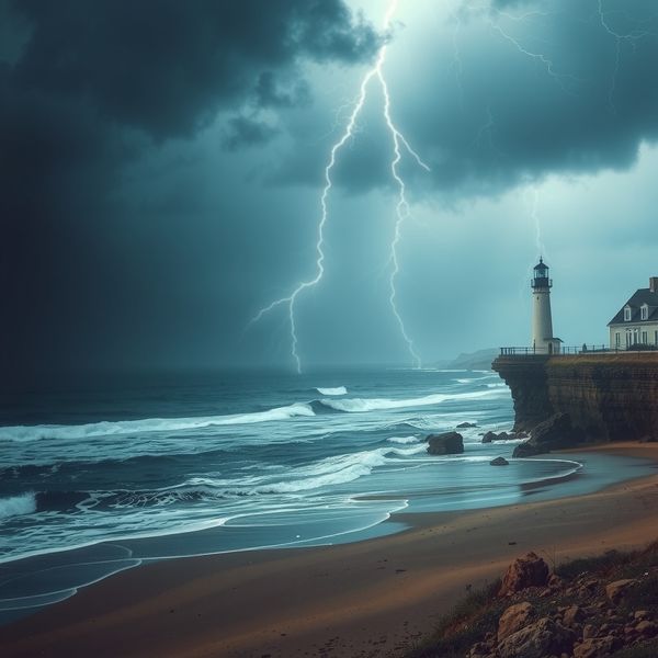 Canvas Wall Art - Stormy Sea