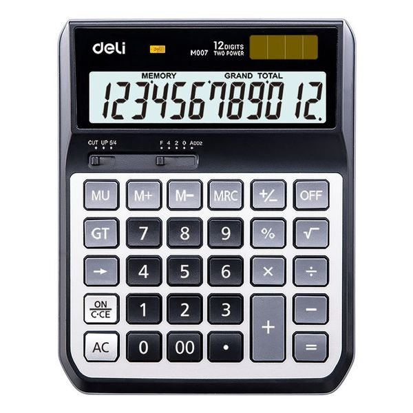 Deli Power Home And Office 12 Digit Calculator - M00720