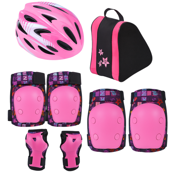 ARFAST 8 piece 3-12yrs Kid Protective Guard Gear &amp; Roller Skate Storage Bag