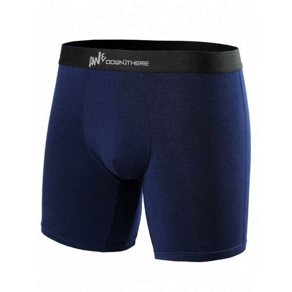 Length High Stretch Boxers - 1 Pack Navy image