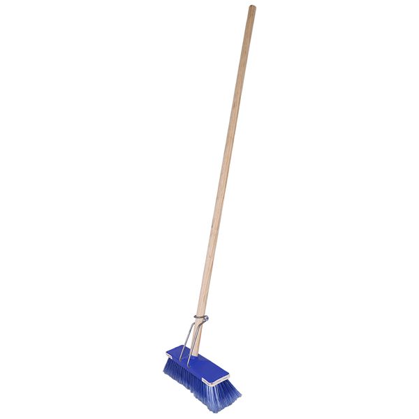 Parrot Products Deluxe Wooden Broom - 29cm Head with Flagged Bristles