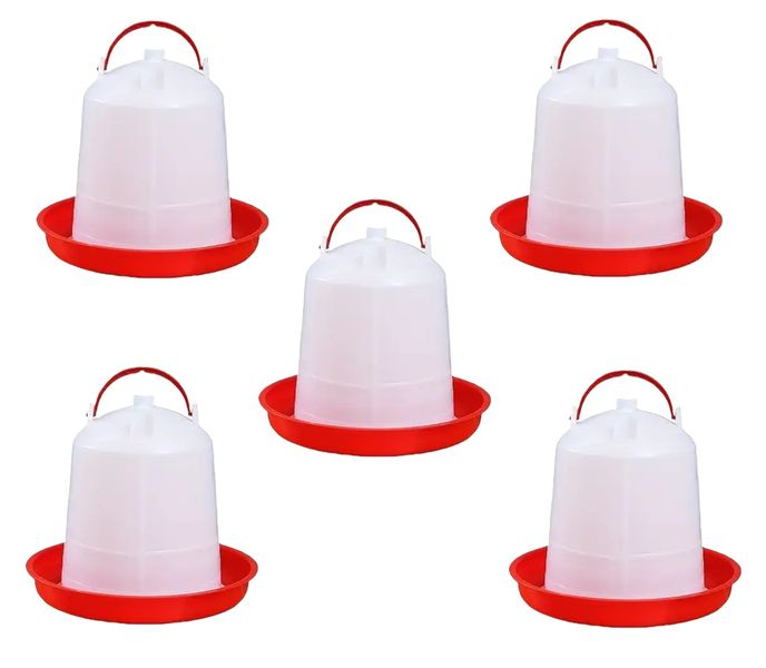 Automatic Chicken 1 Litre Drinkers-Pack of 5