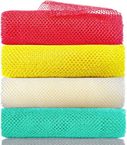 African Net Sponge Nylon Bath Sponge Net Body Scrubber