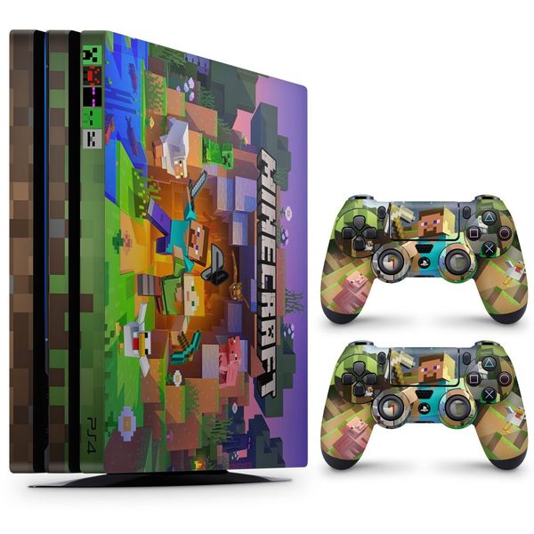 Decal Skin Compatible with PS4 Pro - Minecraft (Decal Only)