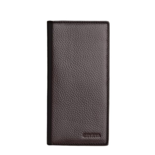 Cowhide Leather Belt Zipper Wallet