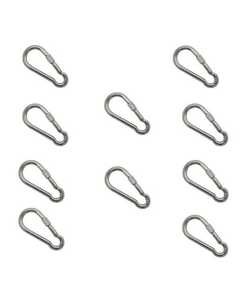 Heavy Weight Duty Spring Snap Hook Carabiner with Screw Lock-80mm