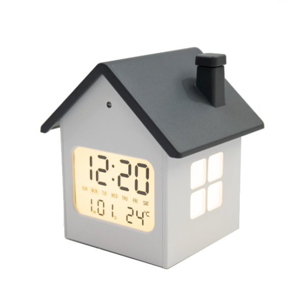 Desktop Clock Intelligent Indoor Digital LCD Display Electronic Alarm Clock