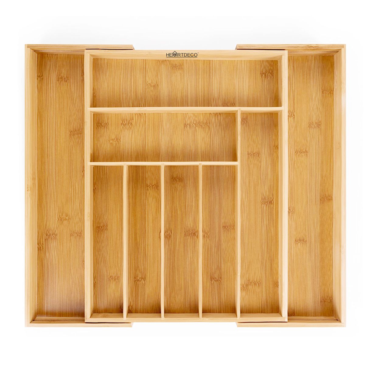 Heartdeco Expandable Bamboo Kitchen Drawer Organizer Shop Today Get   S Zoom.file