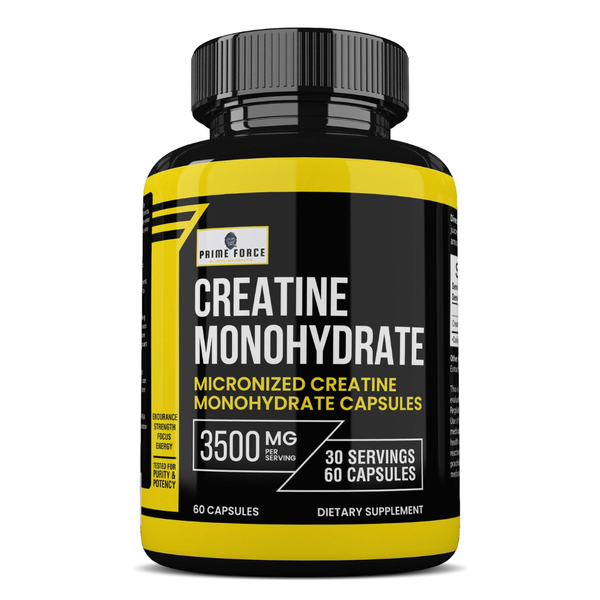 Prime Force Supplements Creatine Monohydrate Capsules