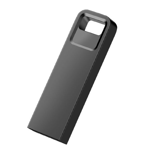 Black Metal USB Flash Drive 32GB High-Speed Waterproof Pendrive