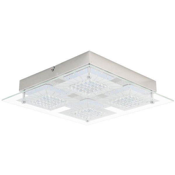 Mr Universal Lighting-Glass Crystal Ceiling Light Square 45