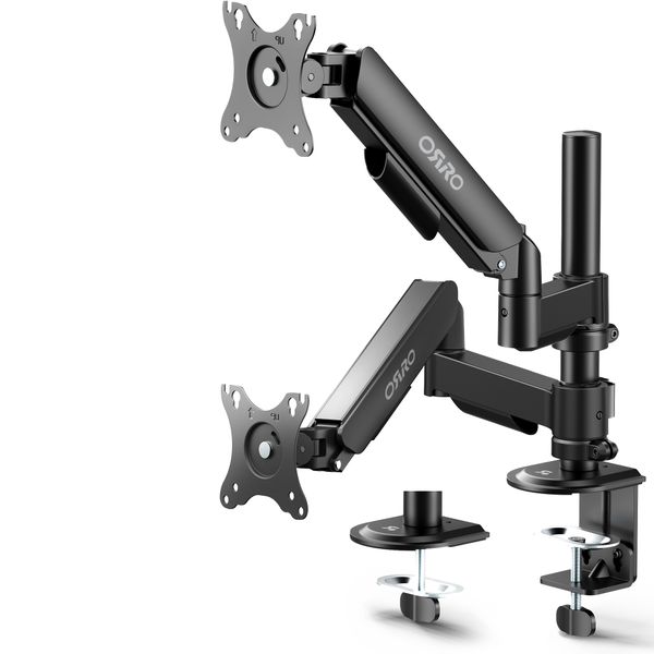 ORRO Home Plus Gen 2 Vertical Dual Monitor Arm Mount - VESA Desk
