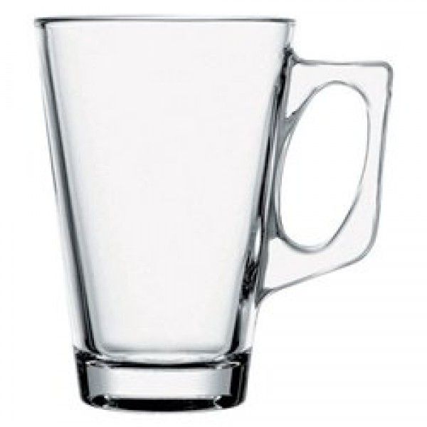 Mug set 6pc 230ml Glass Vela