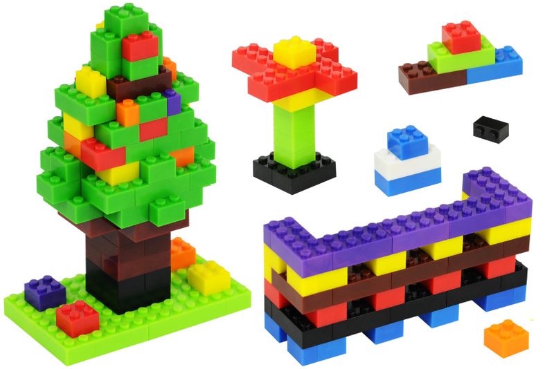 Bricks Plastic Building Blocks (450 Pc) - Non Toxic, Educational Toy