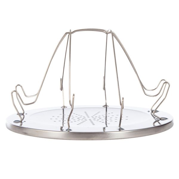 Camping Toaster Folding Rack Bread Grill Stainless Steel OutdoorCooker Gift
