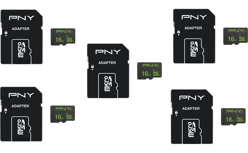 PNY 16GB MICROSD + ADAPTOR 50MB/S
