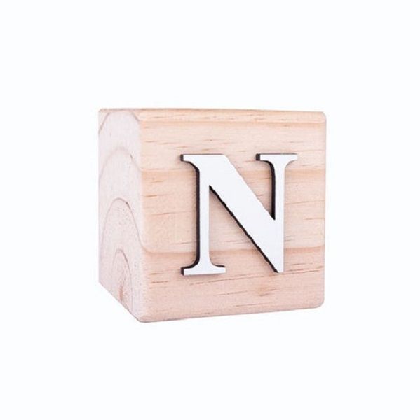 Wooden Alphabet Blocks(N)