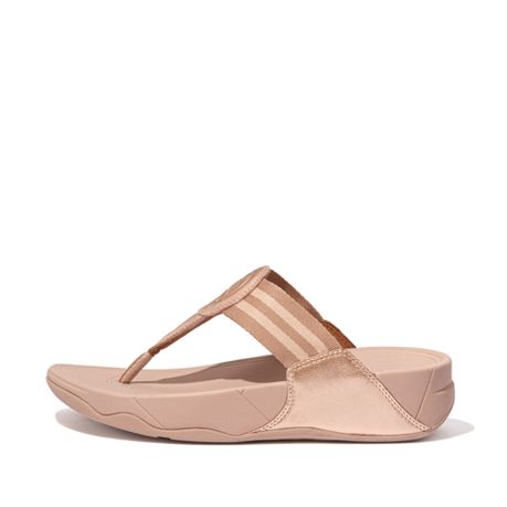 FitFlop Walkstar Webbing Rose Gold Shop Today. Get it Tomorrow