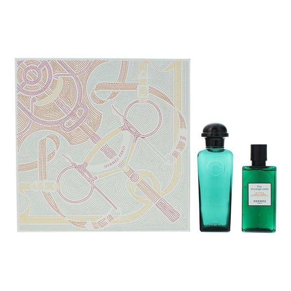 Hermès Eau D'orange Verte 2 Piece Gift Set: EDC-Shower Gel(Parallel Import)