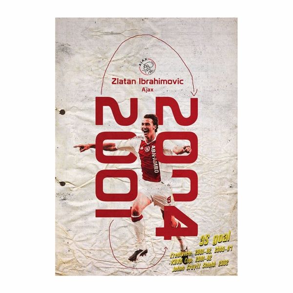 Zlatan Ibrahimovic Ajax Poster - A1