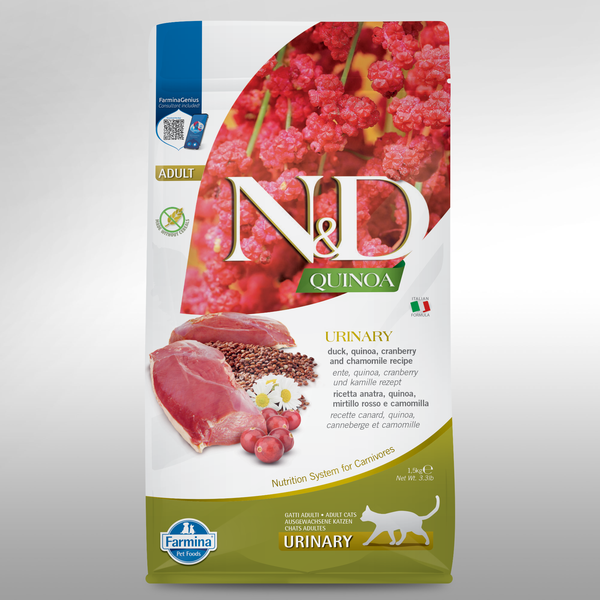 Farmina N&amp;D Duck, Quinoa, Cranberry &amp; Chamomile - Urinary 5kg