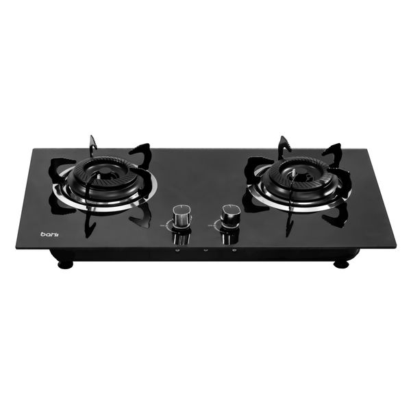 bani - Double-Burner Tempered Glass Gas Stove