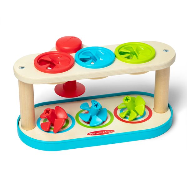 Melissa &amp; Doug Match &amp; Push Spinning Tops