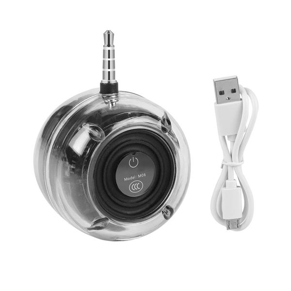 Mini 3.5mm Plug MICRO USB Smart Speaker HiFi Stereo Bass Sound Box