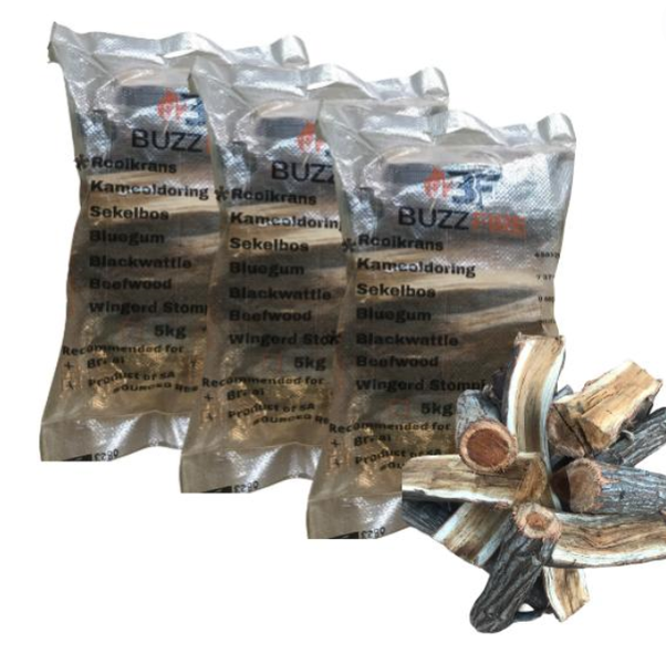 Rooikrans - 5kg Braai and smoking wood - 3 pack